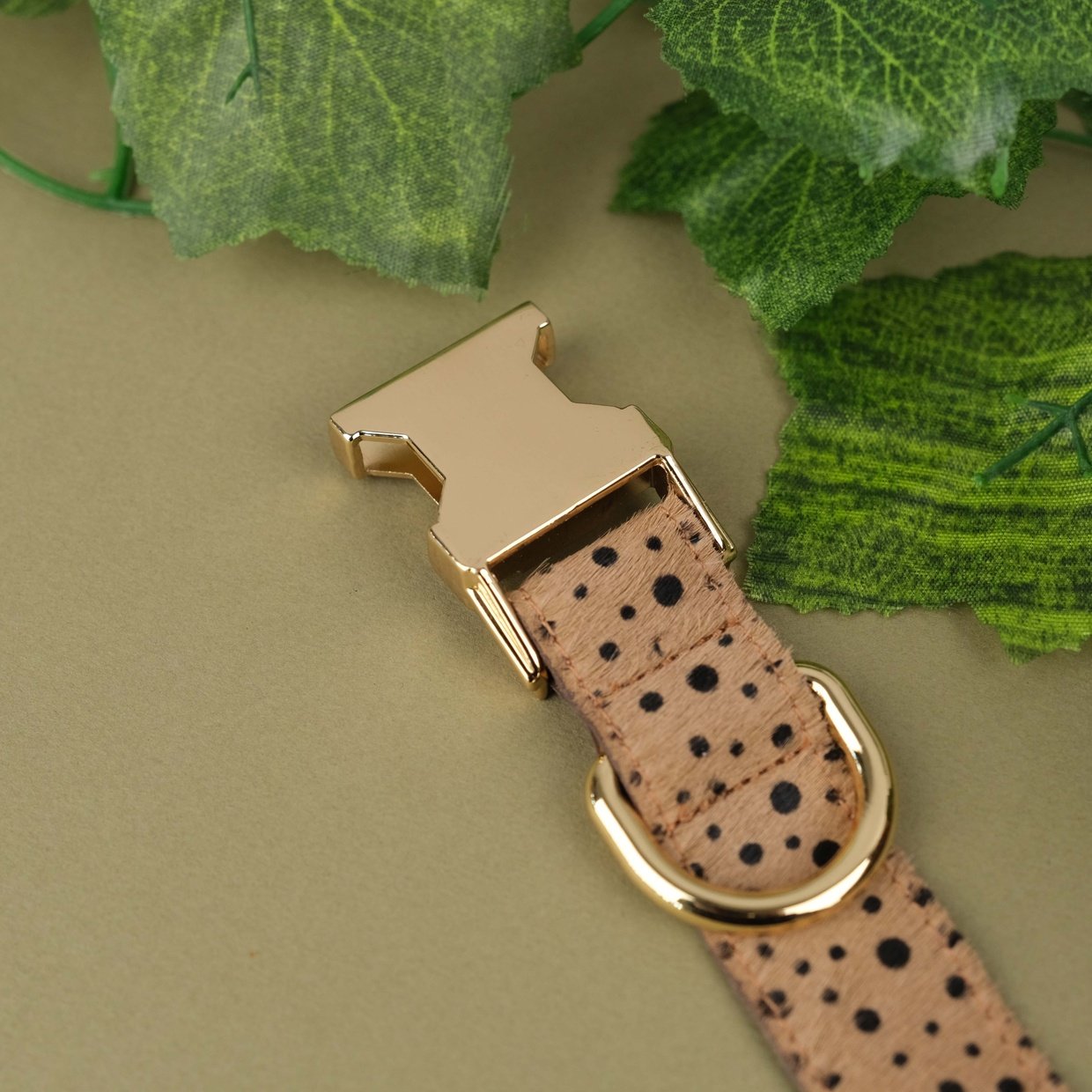 Sprinkle Handcrafted Leather Dog Collar with Airtag Slot