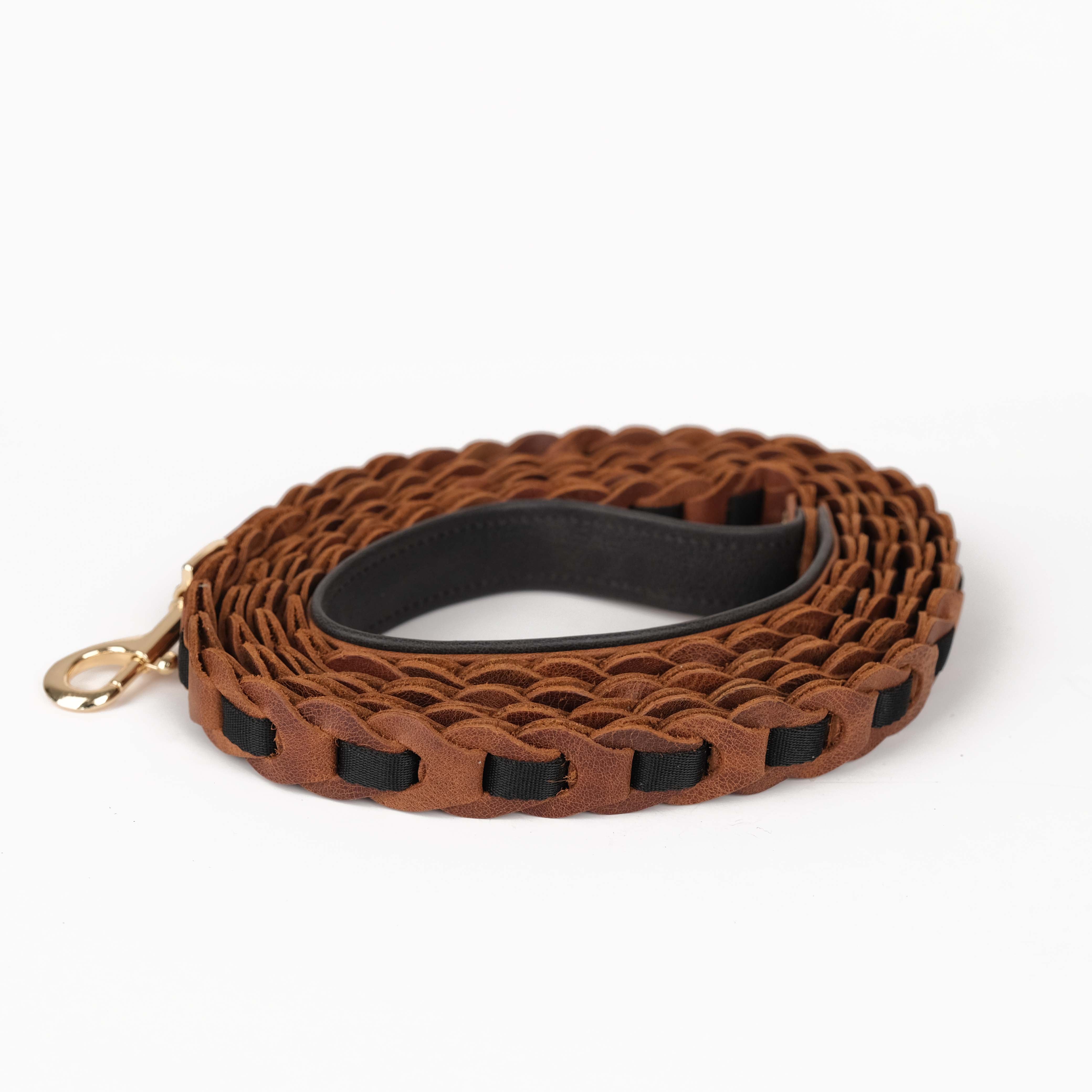 Brown Leather Pet Leash