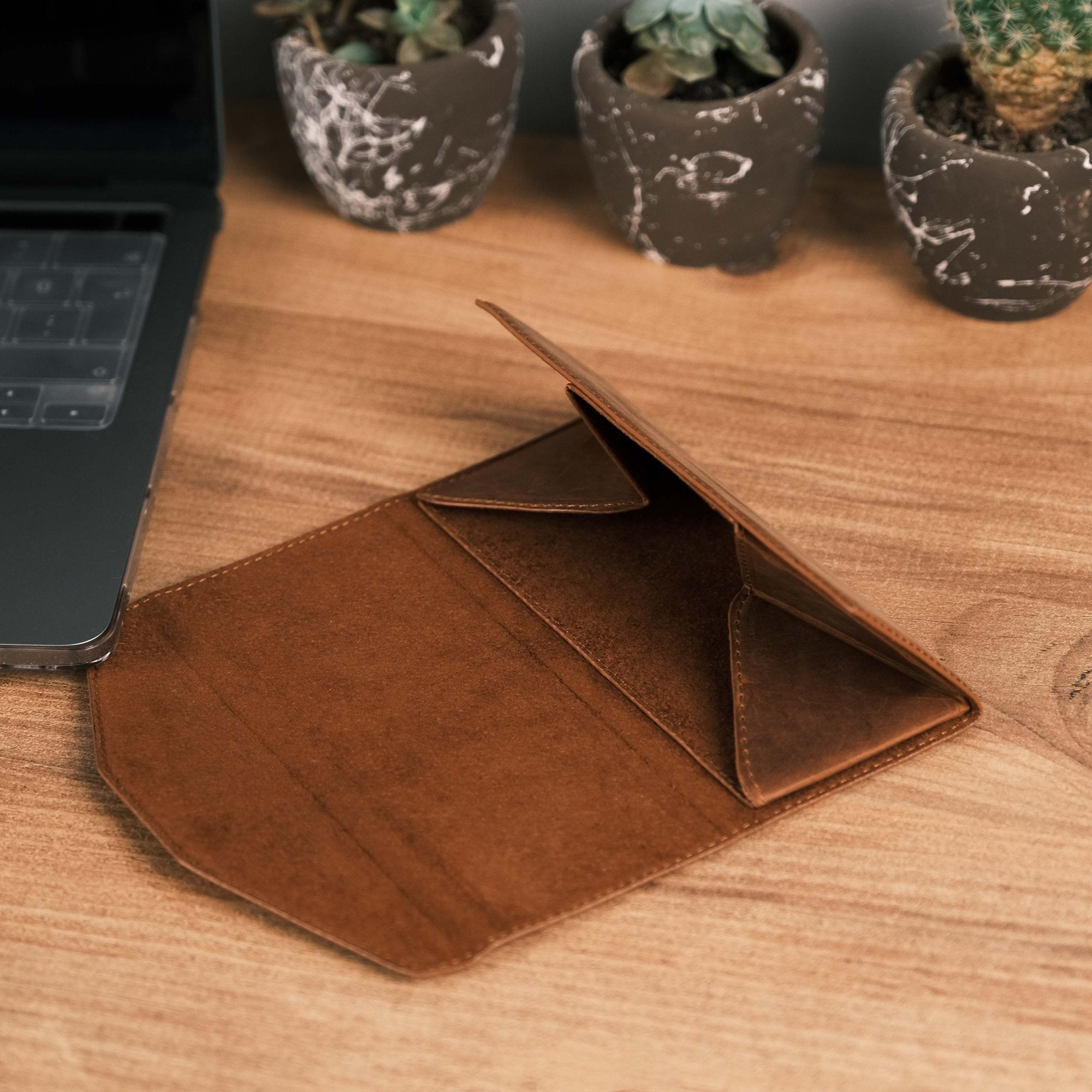 Antique Brown Protective Glasses Case
